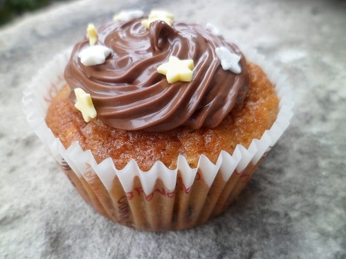 Cupcake chocolcat banane
