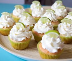 cupcake coco citron vert