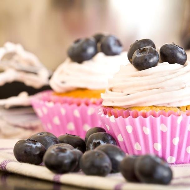 recette cupcake myrtilles