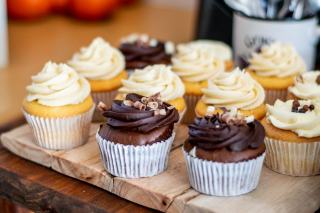 Cupcakes sans œuf, moelleux au yaourt et chantilly mascarpone